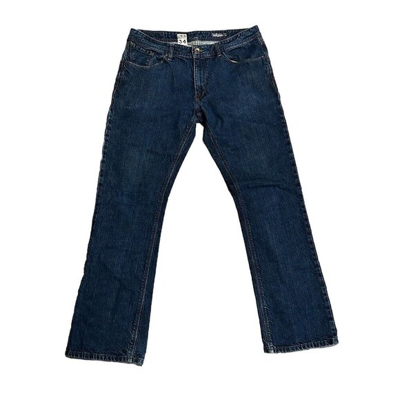 Vtg Volcom Dark Wash Straight Leg Size 34 Men’s Jeans - Picture 1 of 8